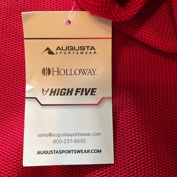 August Sportswear Invert Red Performance 1/2 Zip Pullover Size Medium - Picture 8 of 10